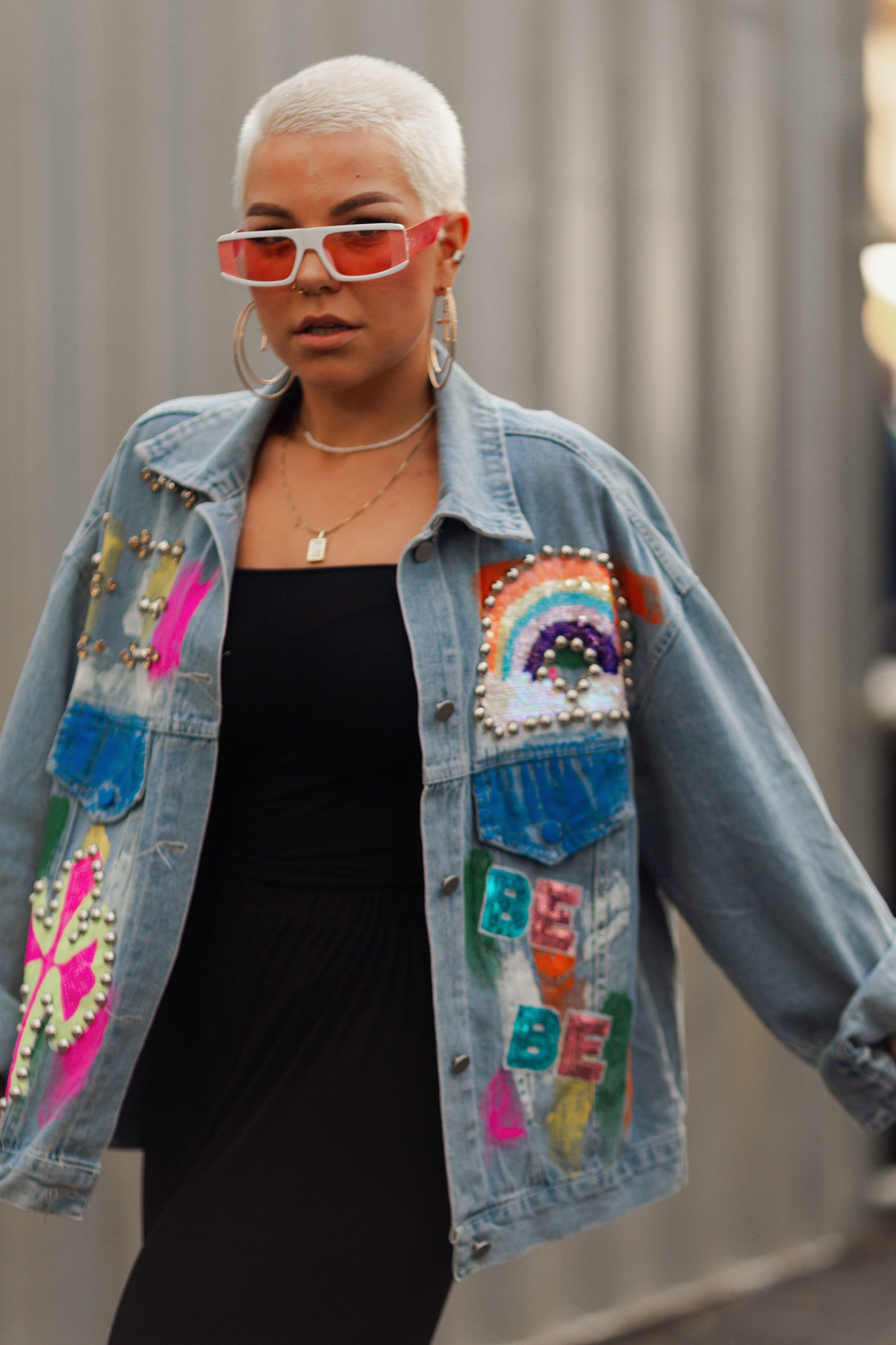 Denim Jacket Rainbow - UKAI