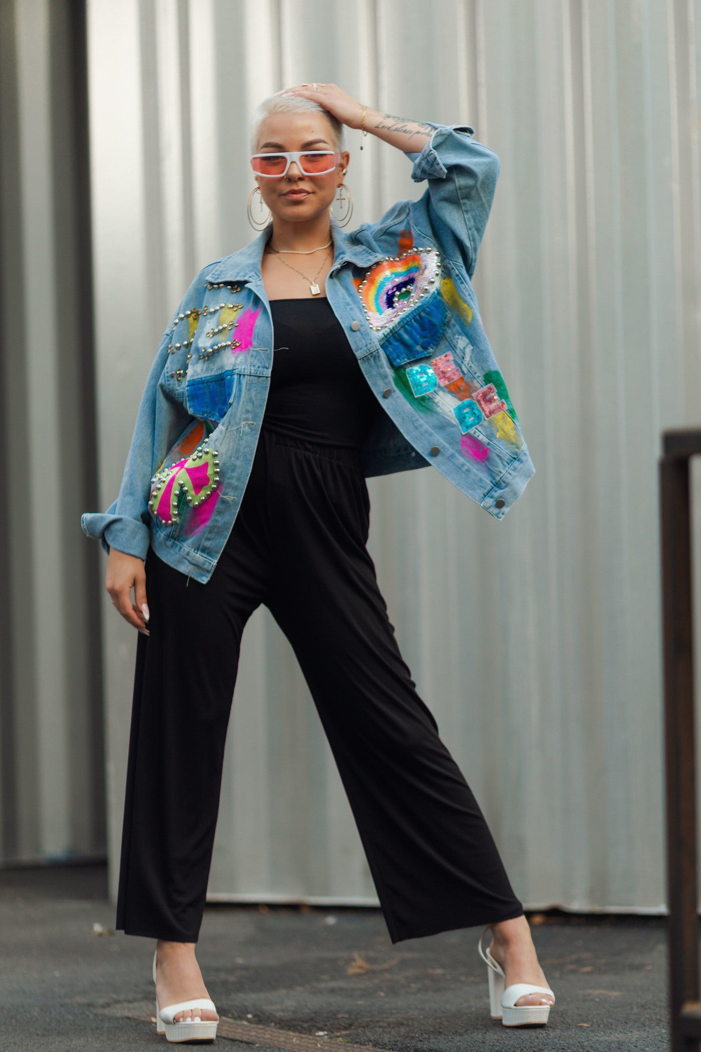 Denim Jacket Rainbow - UKAI