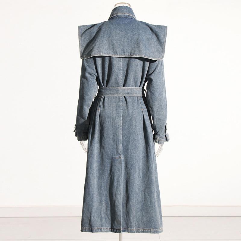Denim Trench Coat - UKAI