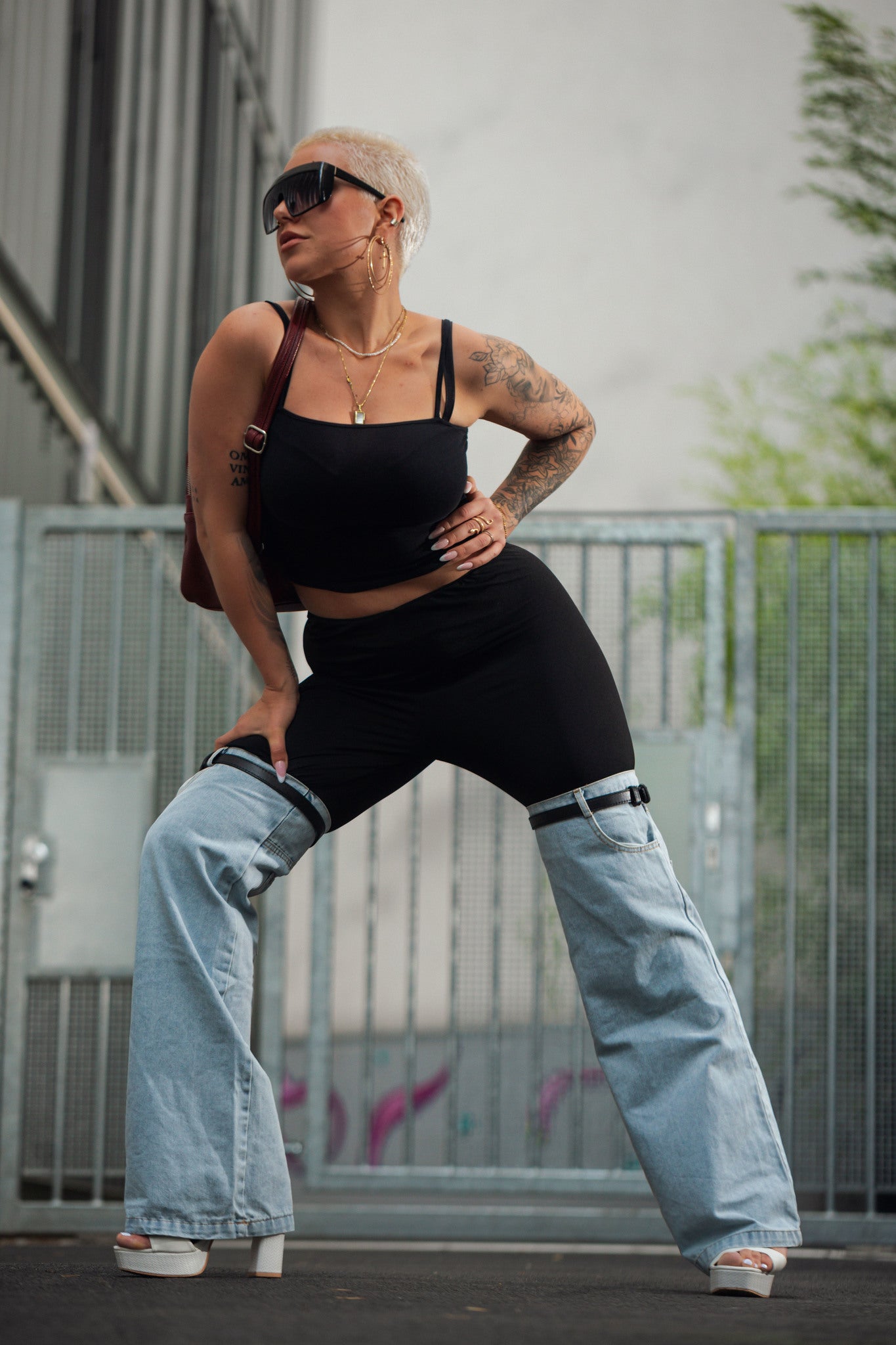 Half Denim Pants - UKAI