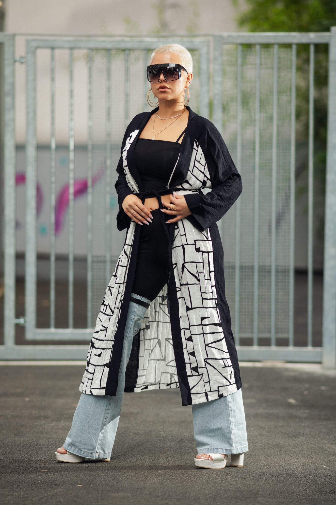 Minimal Kimono With Belt - UKAI