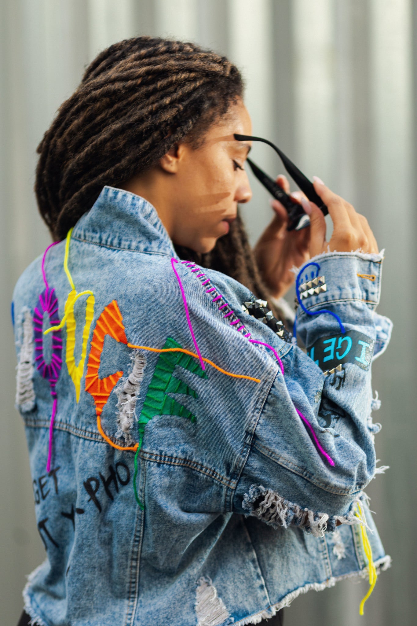 Punk´d Crop Denim Jacket - UKAI