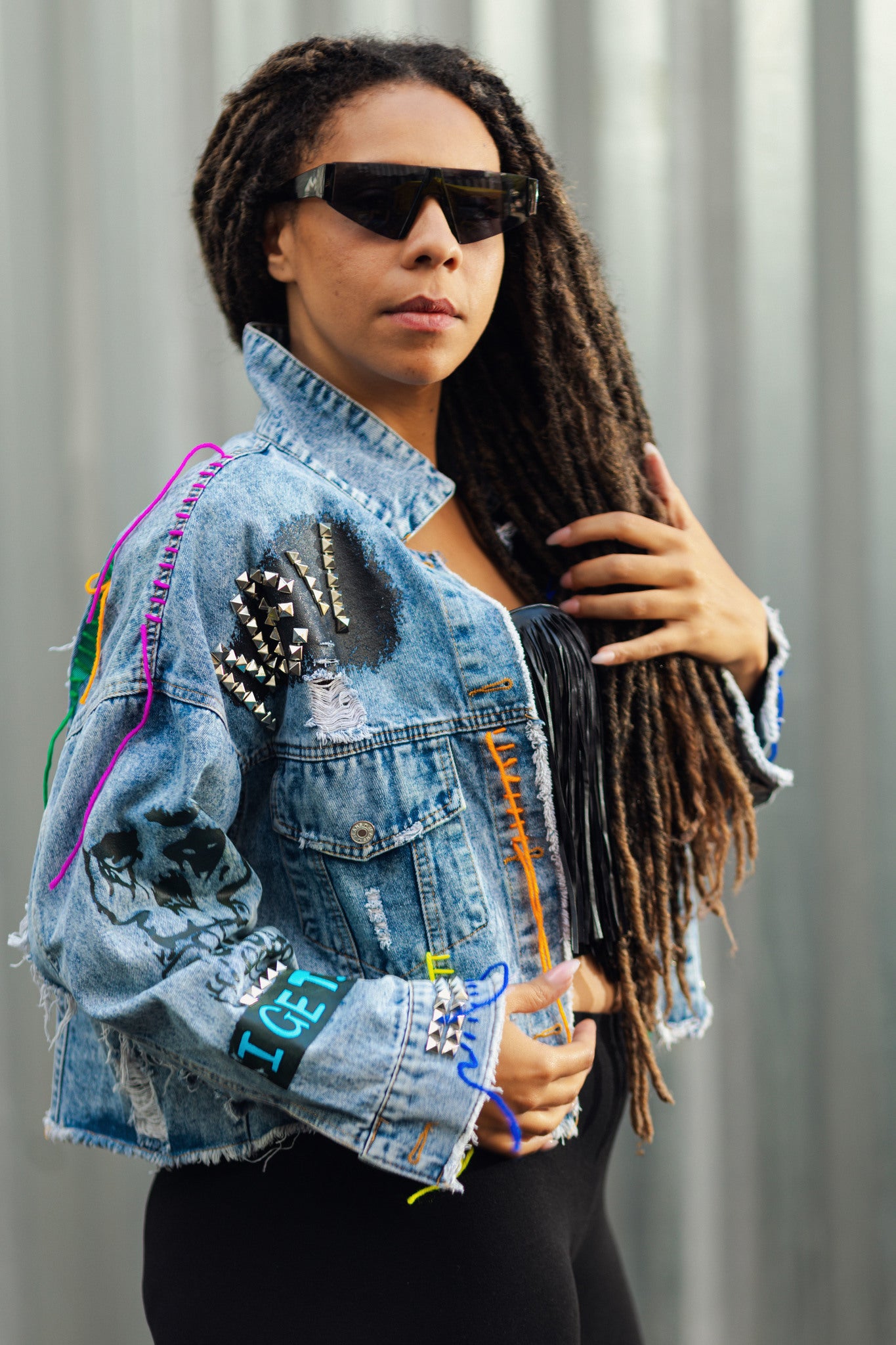 Punk´d Crop Denim Jacket - UKAI