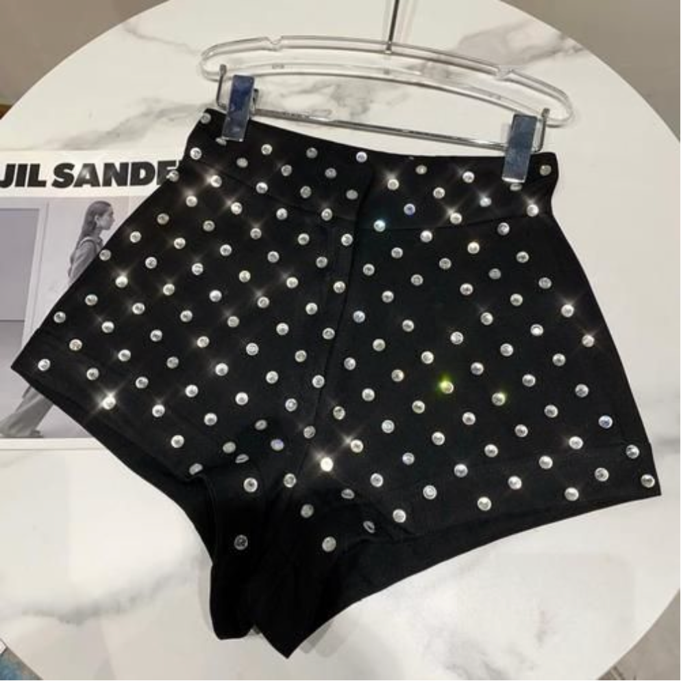 Shorts with Rhinestones - UKAI