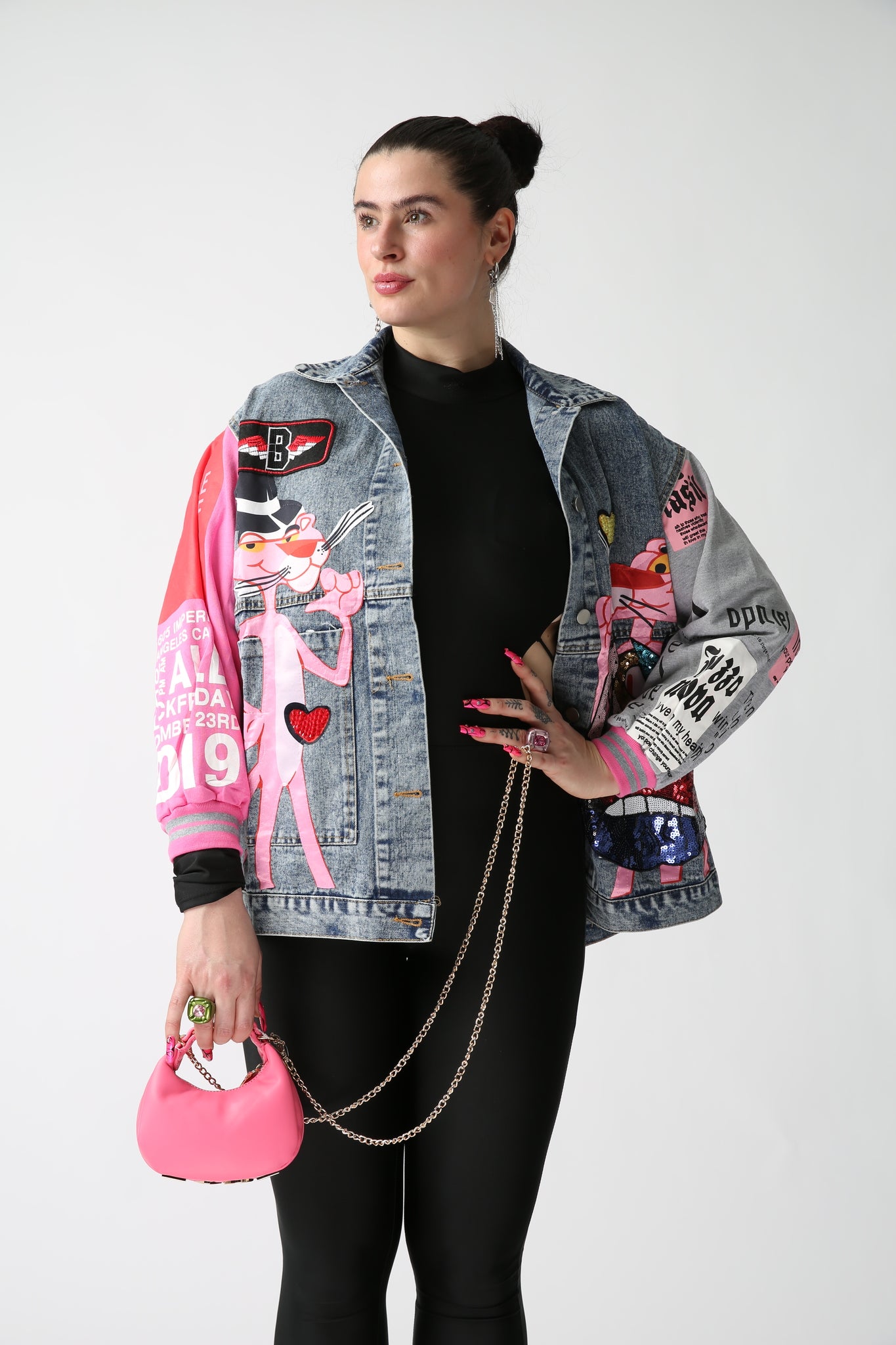 Pink Panther Denim Jacket - UKAI