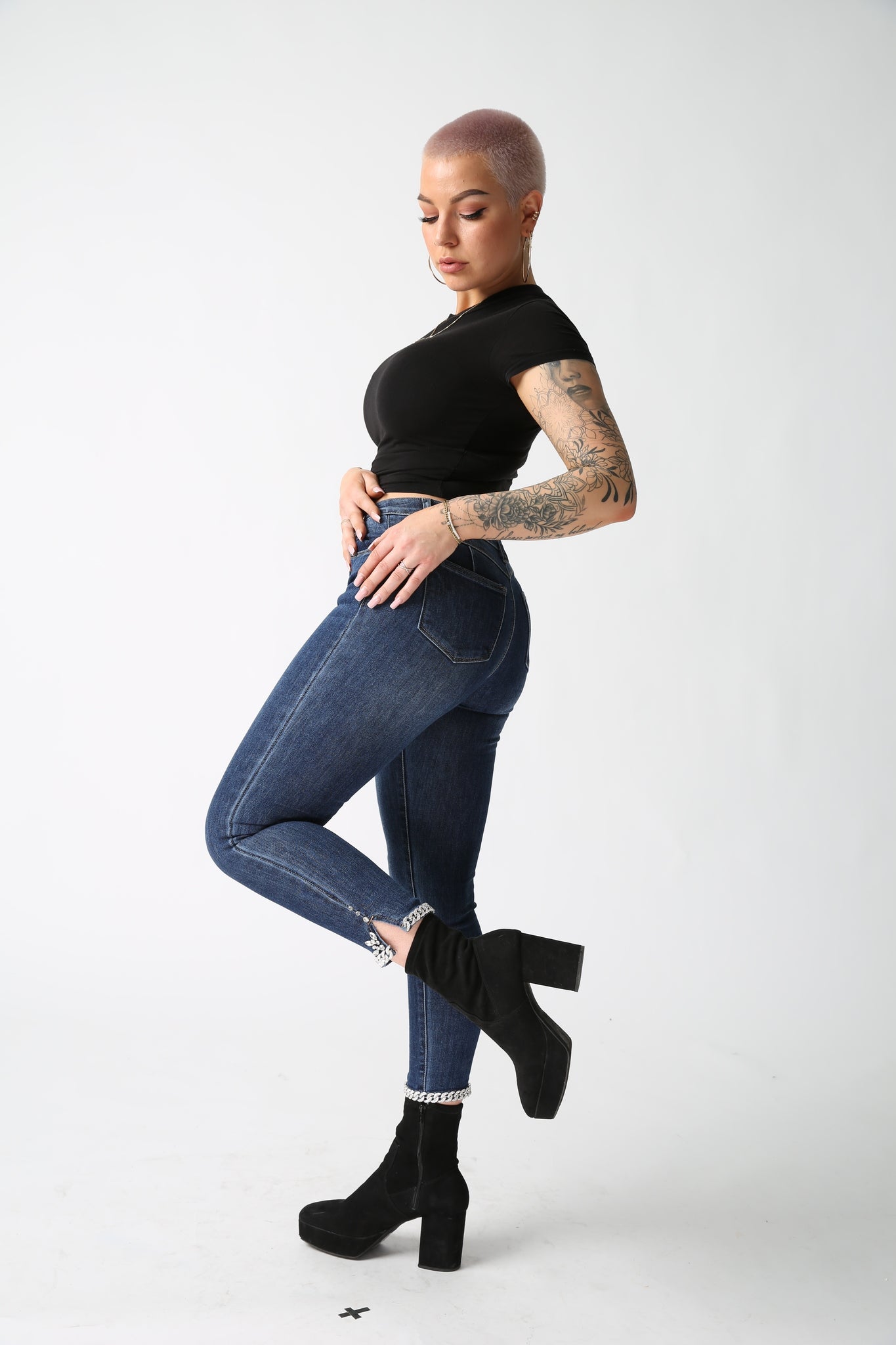 Skinny Jeans Ankle Jewel - UKAI