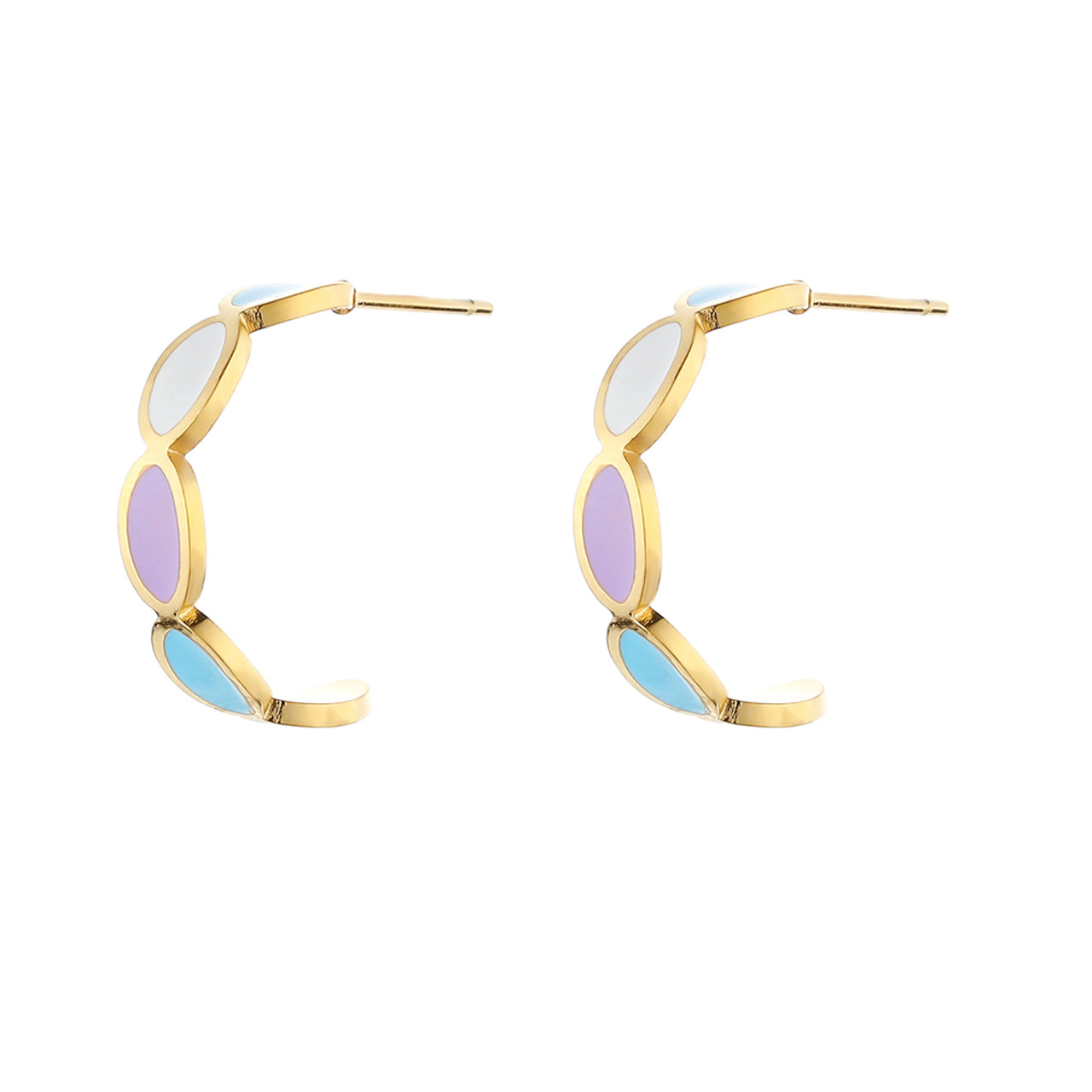 Spring Half Hoop Earring - UKAI