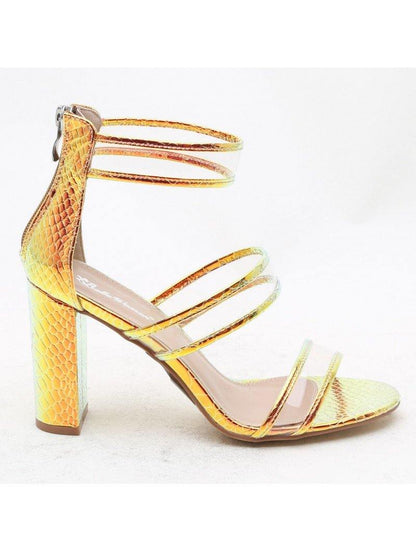 Dragonskin Gold Sandals - UKAI
