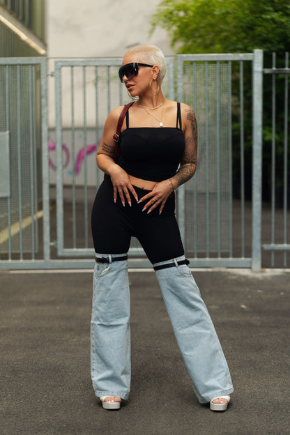 Half Denim Pants - UKAI