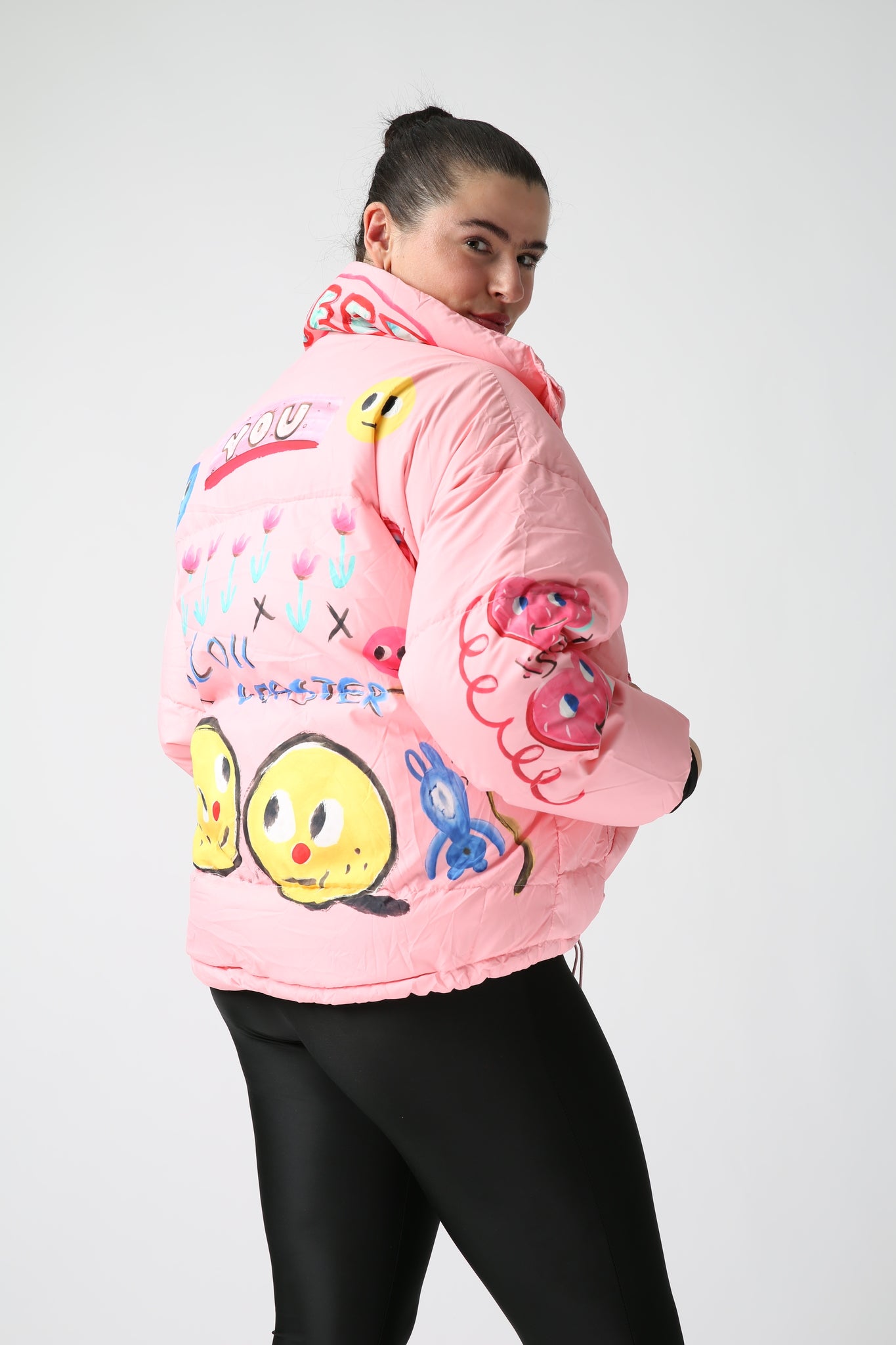 Baby In Pink Bomber Jacket - UKAI