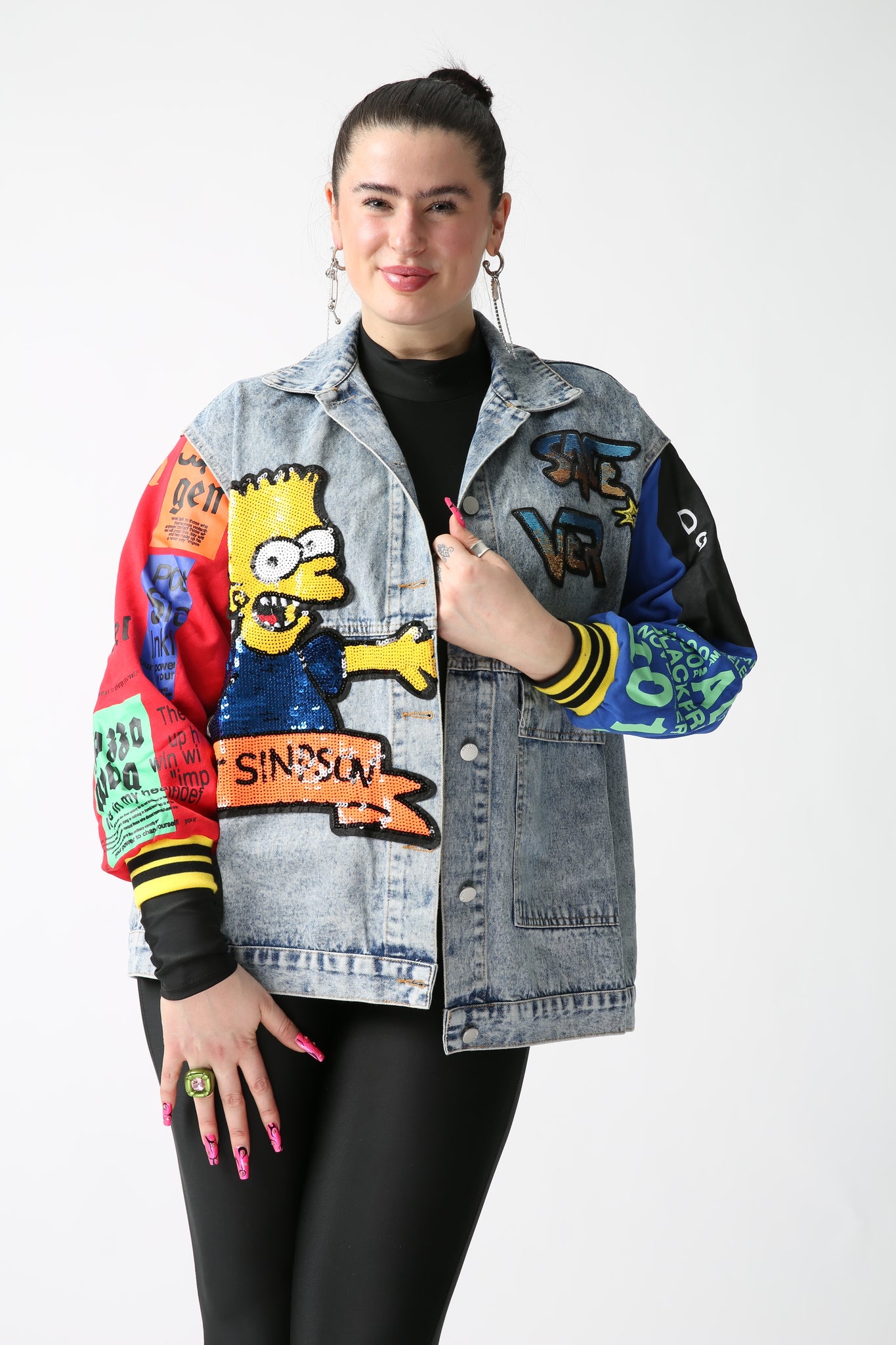 Bart Simpson Denim Jacket - UKAI