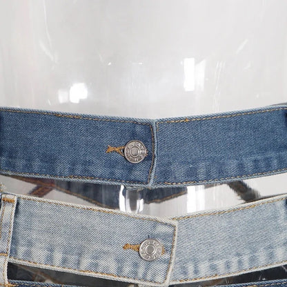 Botton Up Denim Skirt - UKAI