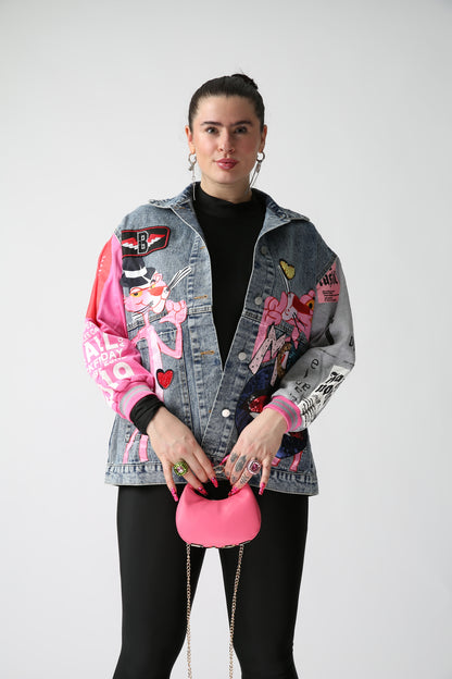 Pink Panther Denim Jacket - UKAI