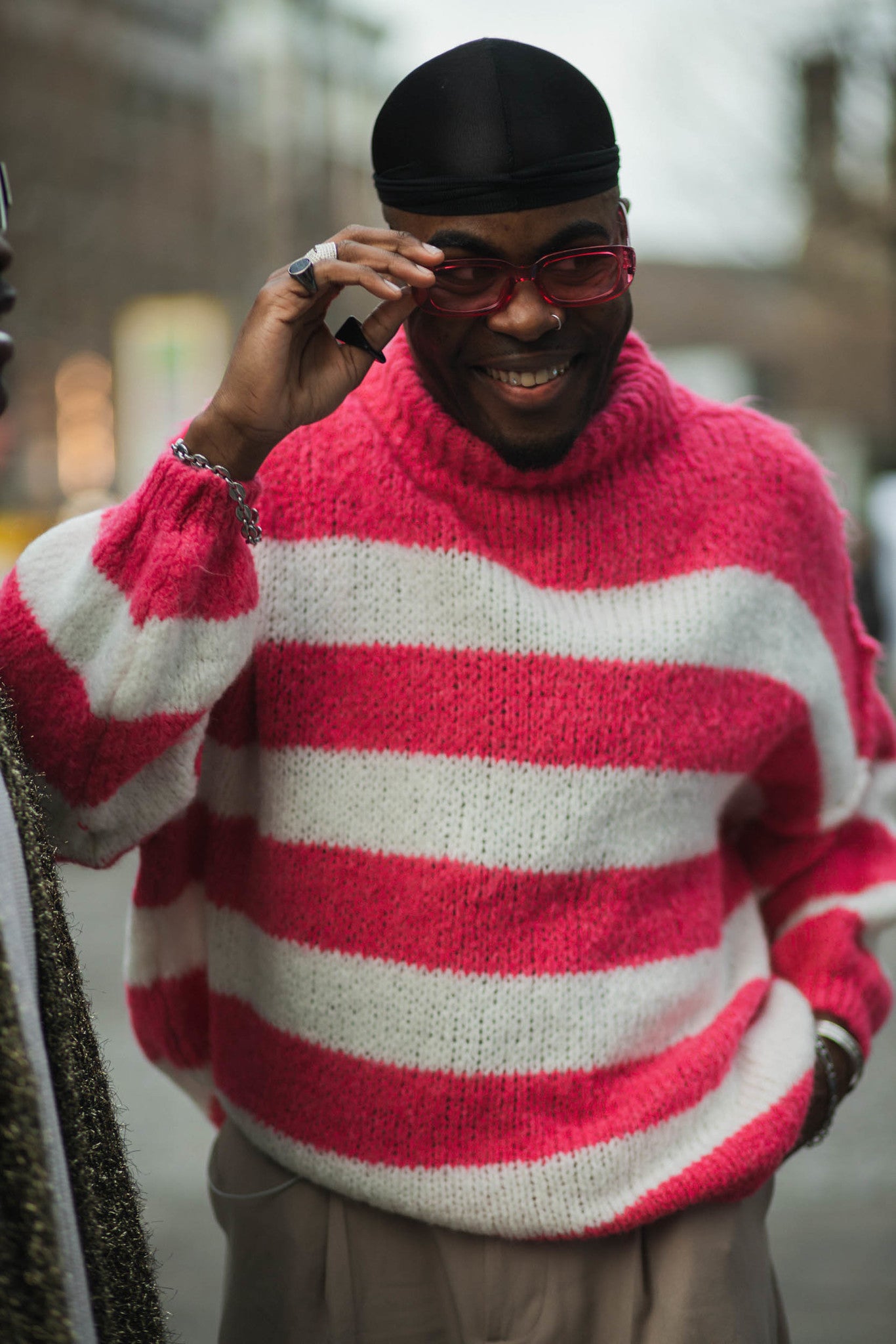 Striped Cozy Sweater - UKAI