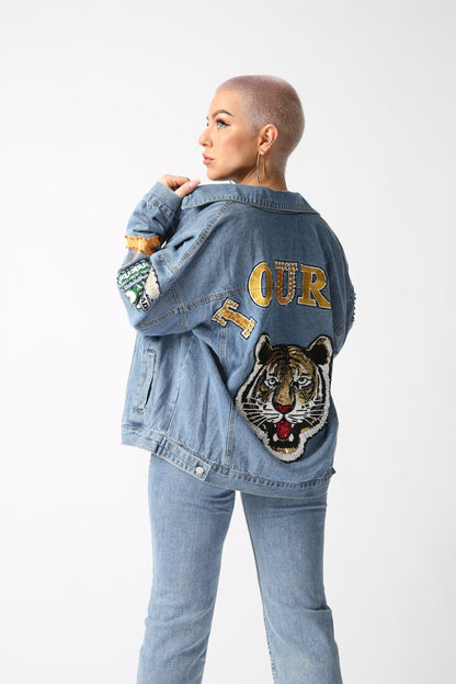 Denim Tiger Jacket -UKAI